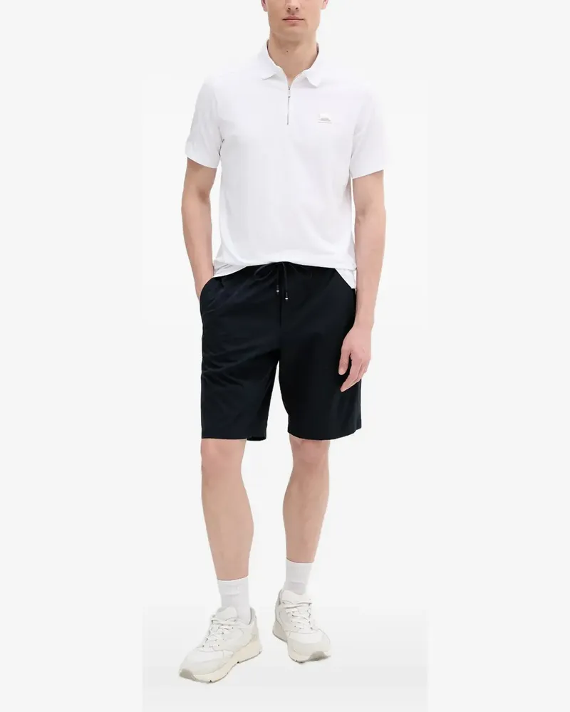 Karl Lagerfeld Poloshirt mit Logo-Patch - Weiß Weiß