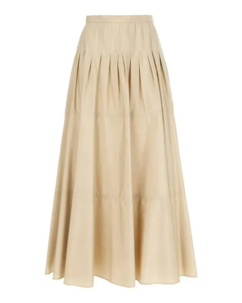 Max Mara Mstopera pleated maxi skirt - Nude Nude