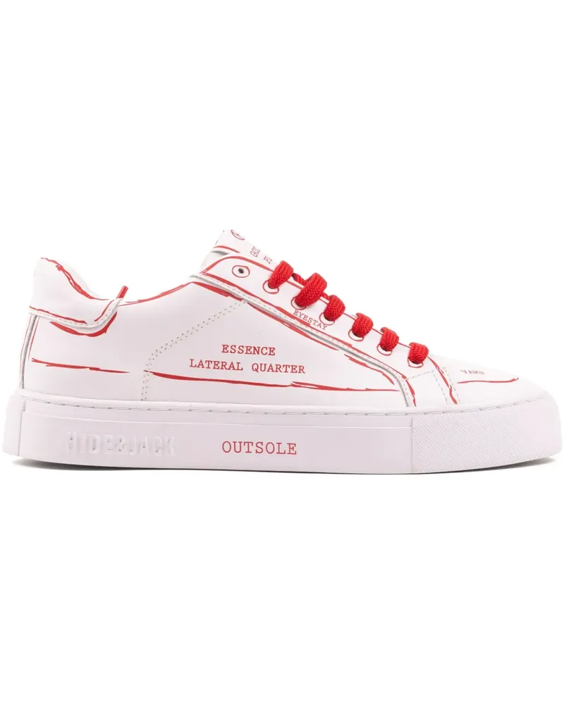 Hide & Jack Sky Construction Sneakers - Weiß Weiß