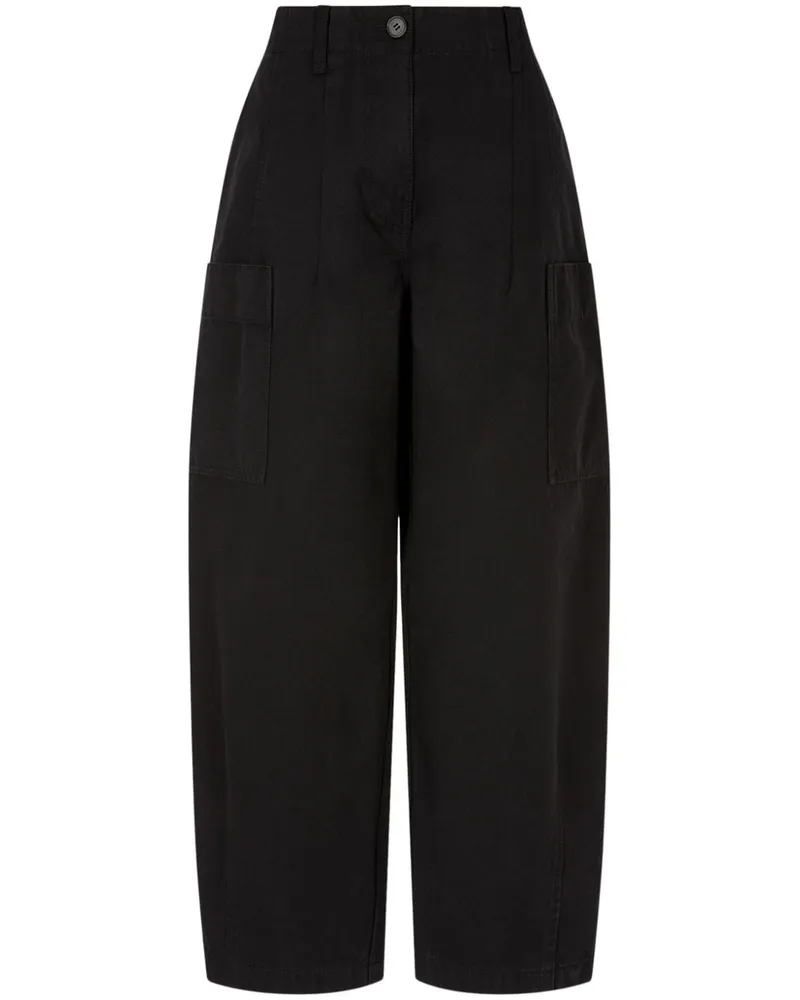 STUDIO TOMBOY Klassische Cargohose - Schwarz Schwarz