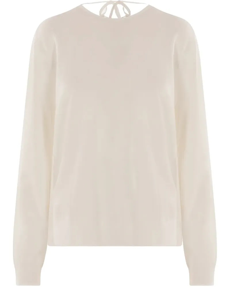 ASPESI Pullover mit V-Ausschnitt - Weiß Weiß
