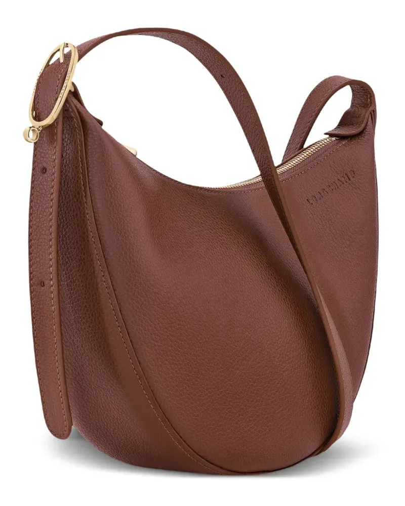 Longchamp Kleine Le Foulonné Umhängetasche - Braun Braun