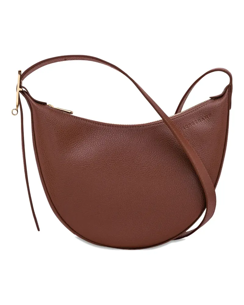 Longchamp Kleine Le Foulonné Umhängetasche - Braun Braun