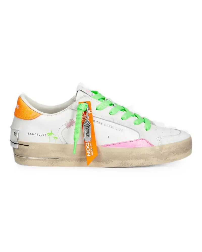 Crime SK8 Deluxe leather sneakers - Weiß Weiß