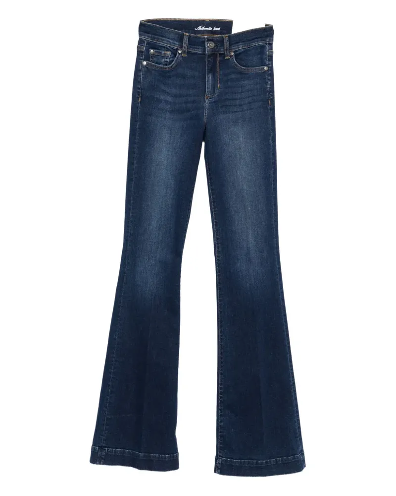 Liu Jo whiskering-effect jeans - Blau Blau