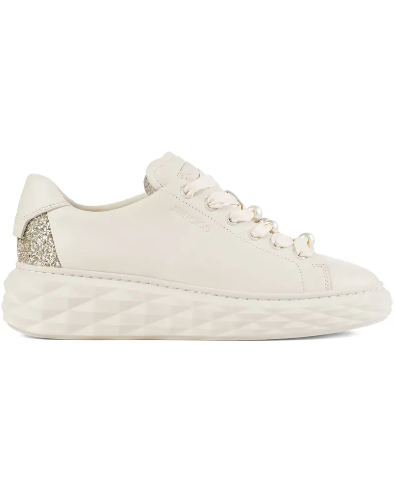 Jimmy Choo Diamond Light Maxi F Sneakers mit Perlen - Nude Nude
