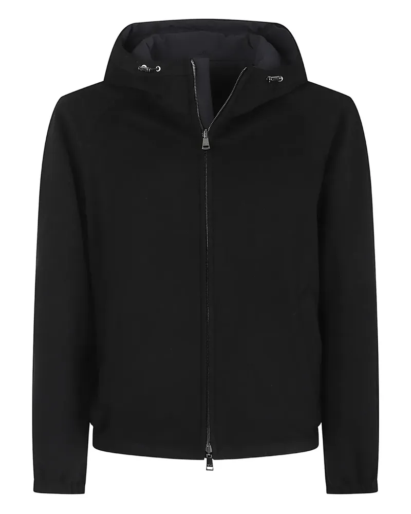 Paul & Shark Wendbare Kapuzenjacke - Schwarz Schwarz