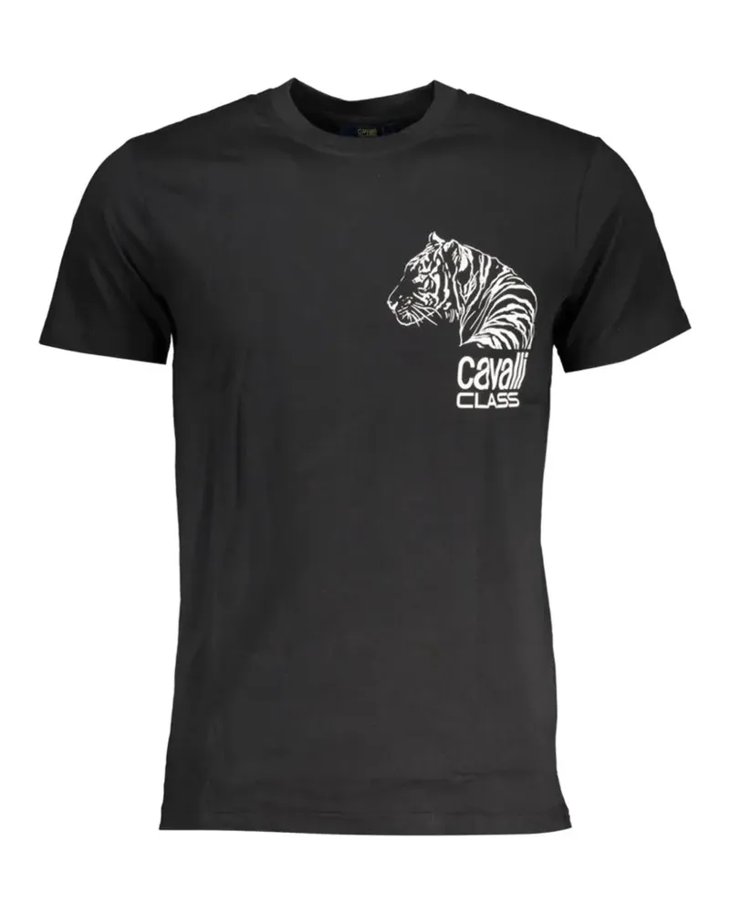 Roberto Cavalli tiger-print T-shirt - Schwarz Schwarz