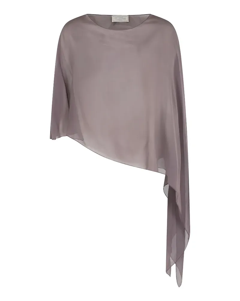Antonelli Firenze Drapierte Bluse - Violett Violett