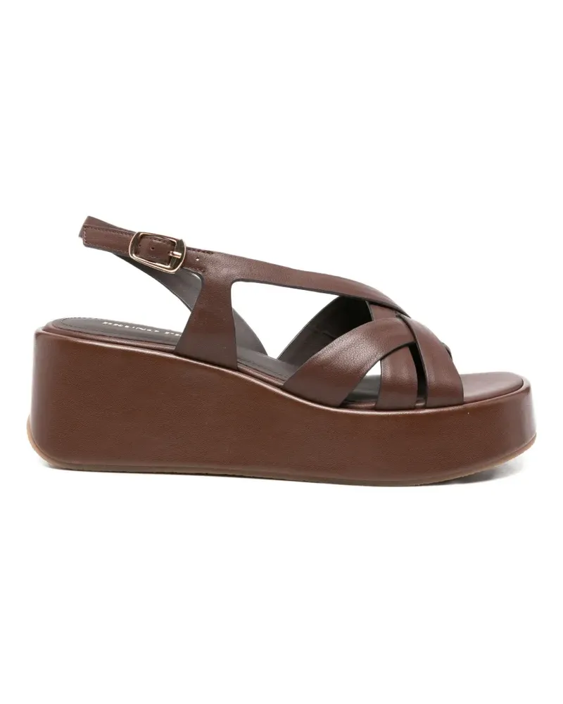 Bruno Premi crossover-strap platform sandals - Braun Braun