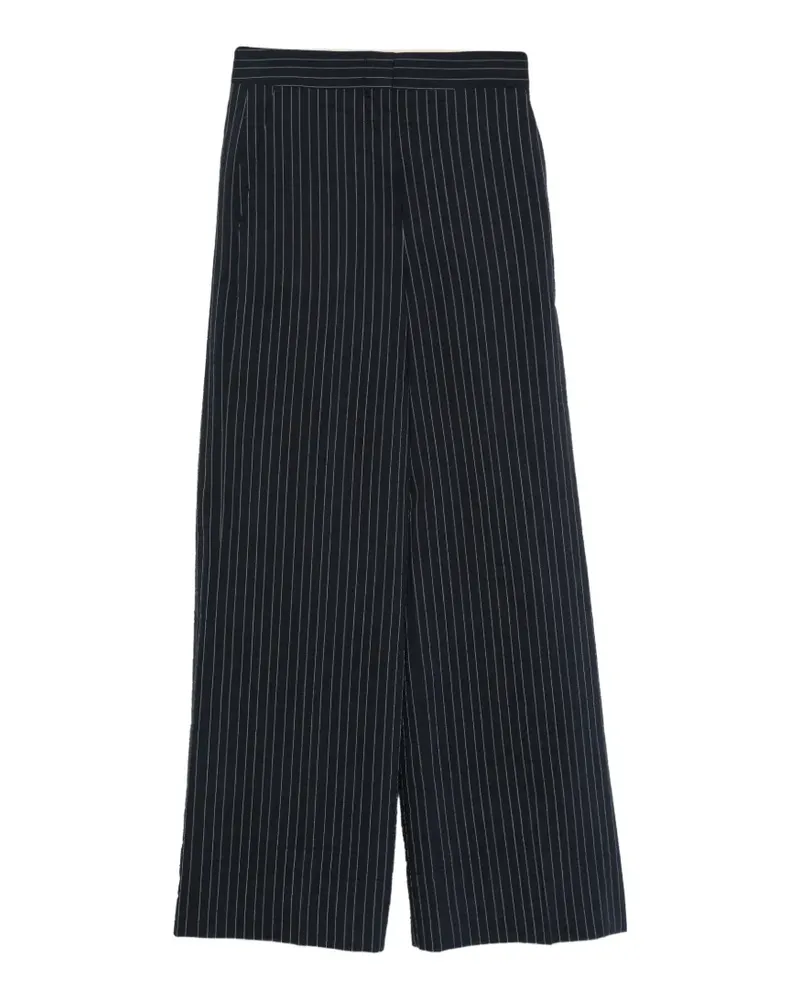 ODEEH pinstripe wide-leg trousers - Blau Blau