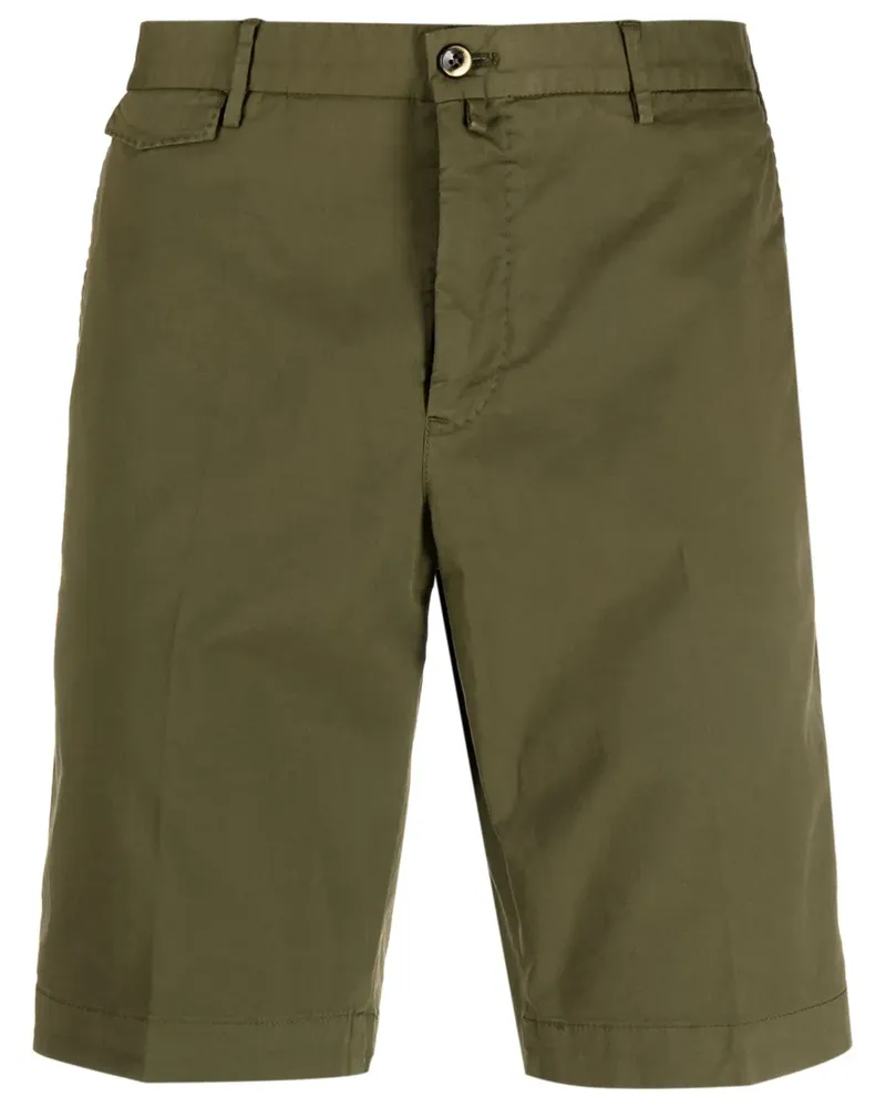 PT TORINO Knielange Chino-Shorts - Grün Grün