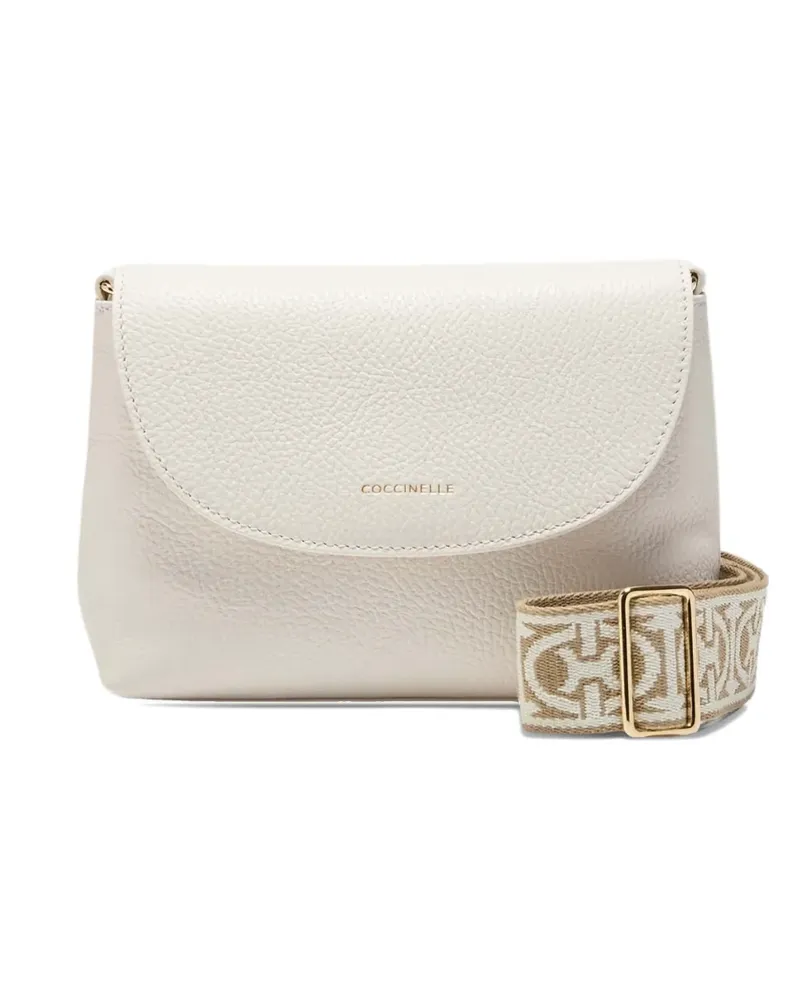 Coccinelle monogram paulina shoulder bag - Weiß Weiß