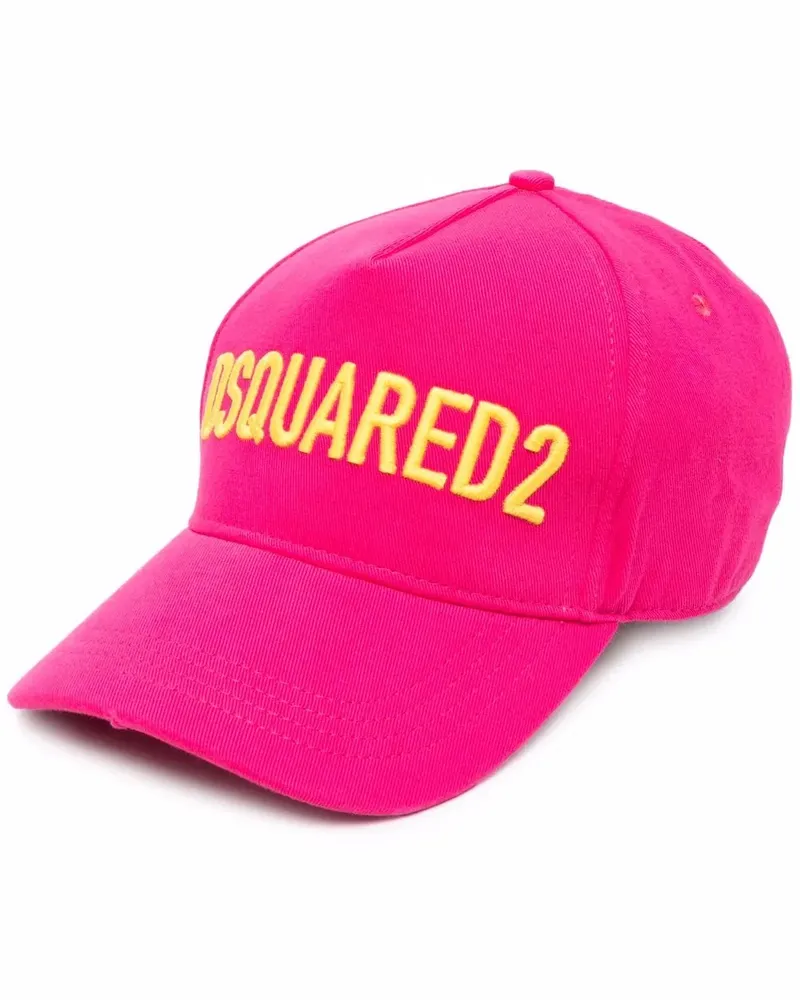 Dsquared2 Baseballkappe mit Logo-Stickerei - Rosa Rosa