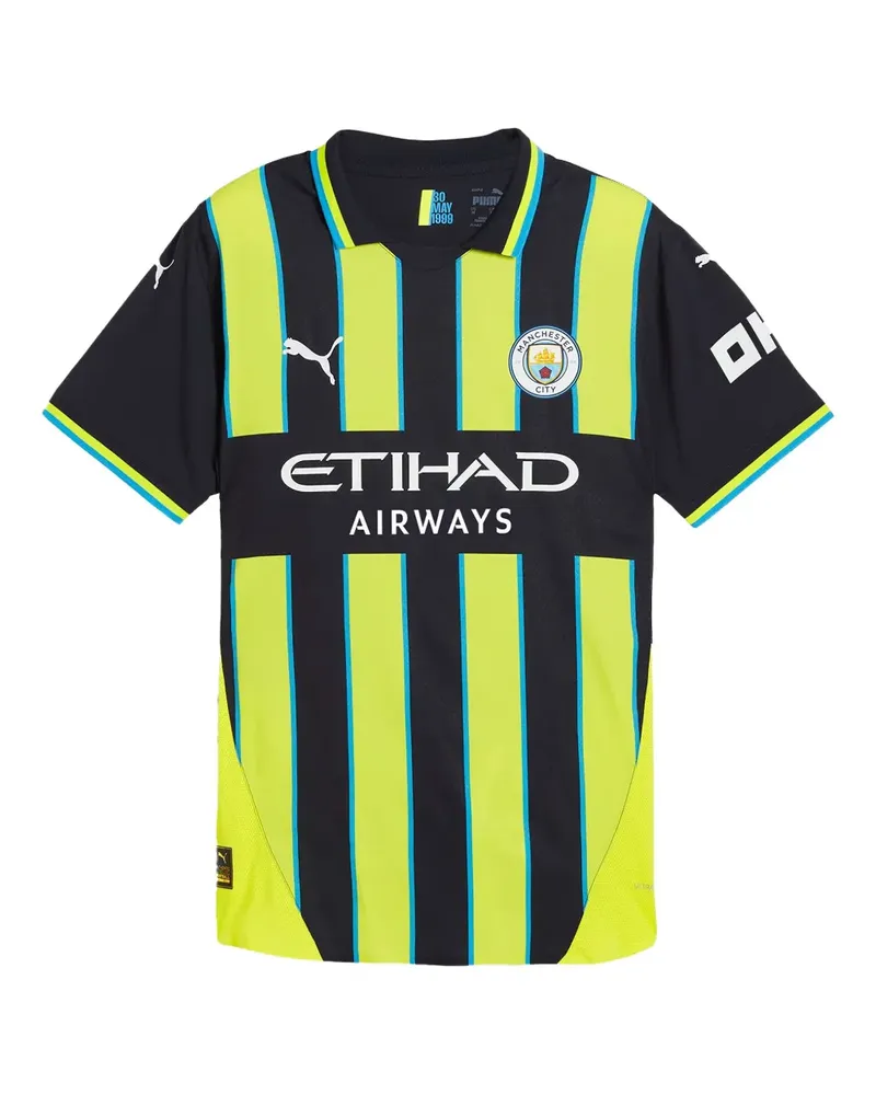 Puma Gestreiftes Manchester City 24/25 T-Shirt - Blau Blau