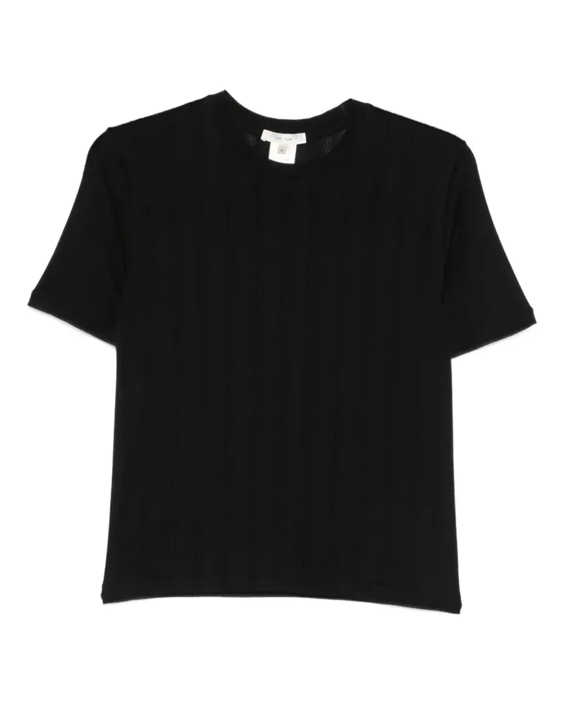 The Row Etina ribbed-knit top - Schwarz Schwarz