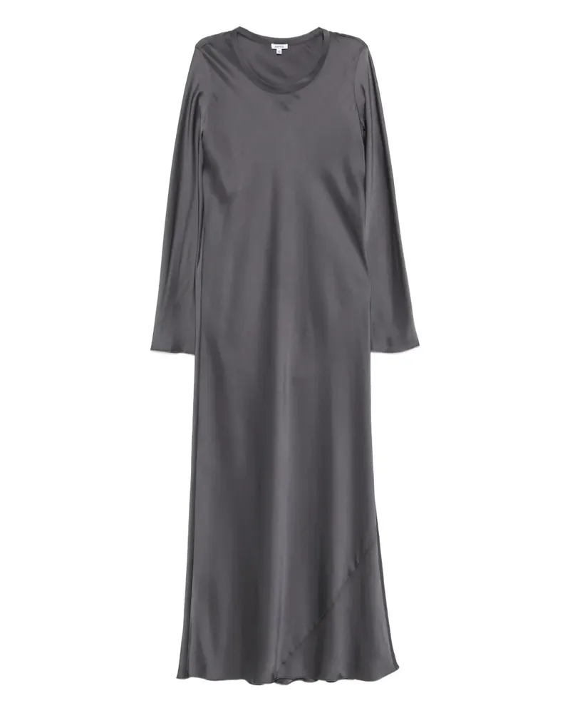 ASPESI Kleid aus Satin - Grau Grau