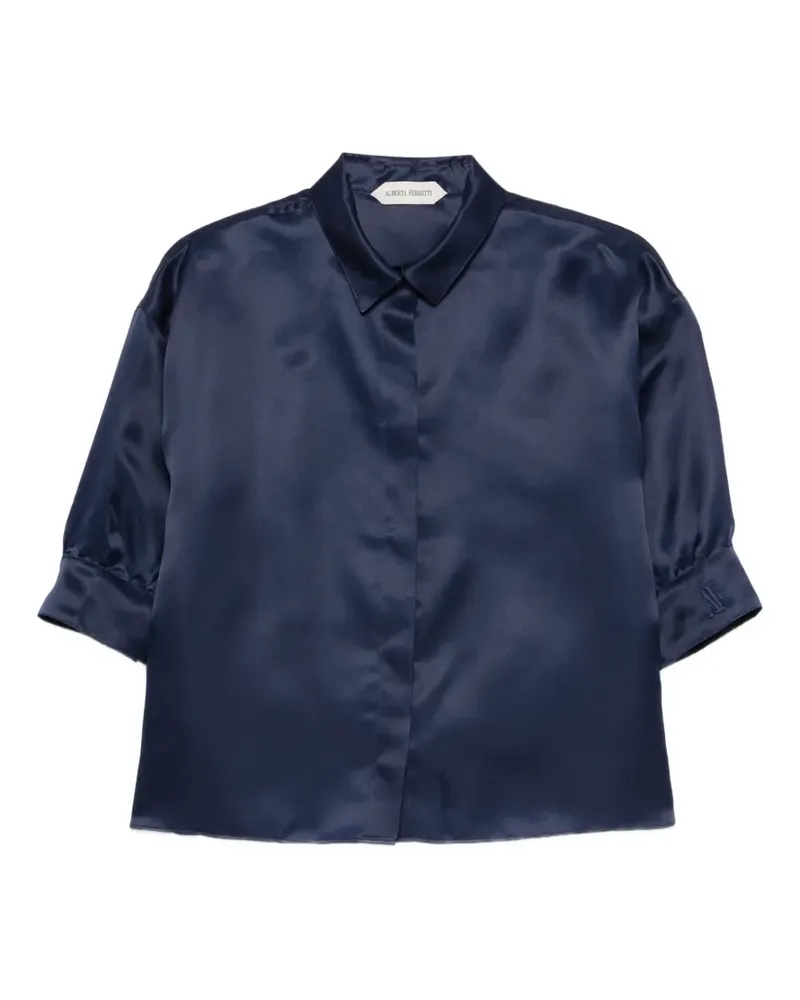 Alberta Ferretti short-sleeve shirt - Blau Blau