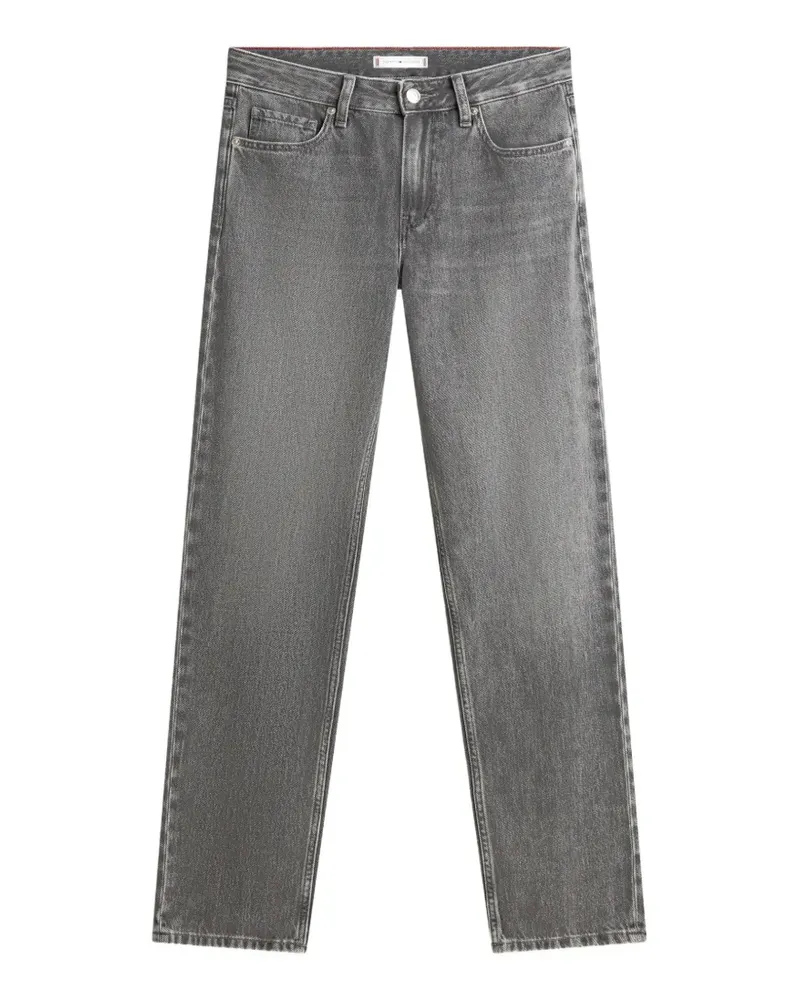 Tommy Hilfiger logo-patch jeans - Grau Grau