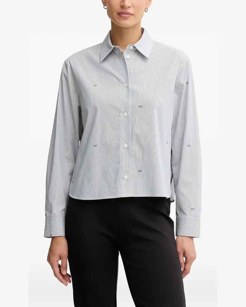 JOOP! Gestreiftes Bhavani Hemd - Weiß Weiß