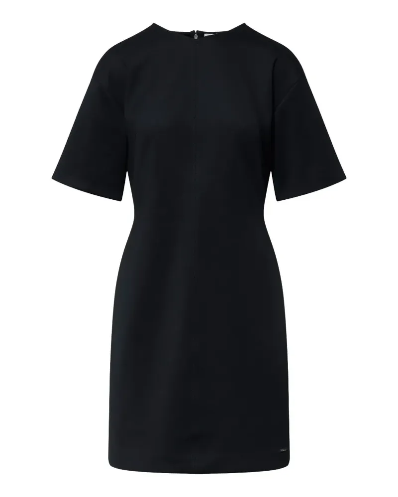 Calvin Klein short-sleeve V-neck dress - Schwarz Schwarz