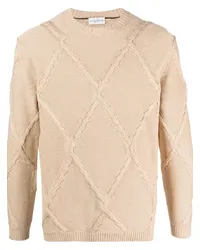 Ballantyne Strukturierter Pullover Nude