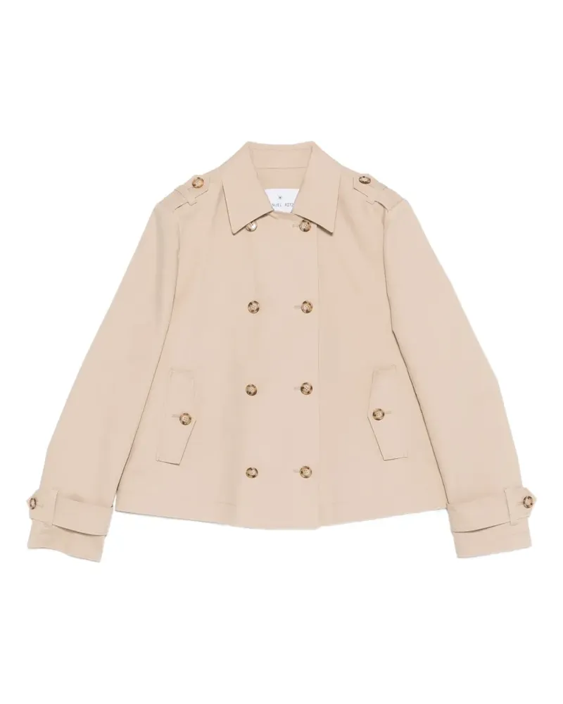 Manuel Ritz double-breasted epaulette jacket - Nude Nude
