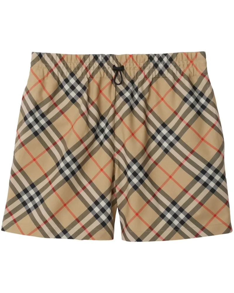 Burberry Shorts mit Vintage-Check - Nude Nude