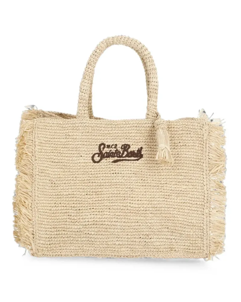 MC2 Saint Barth Colette fringed tote bag - Nude Nude