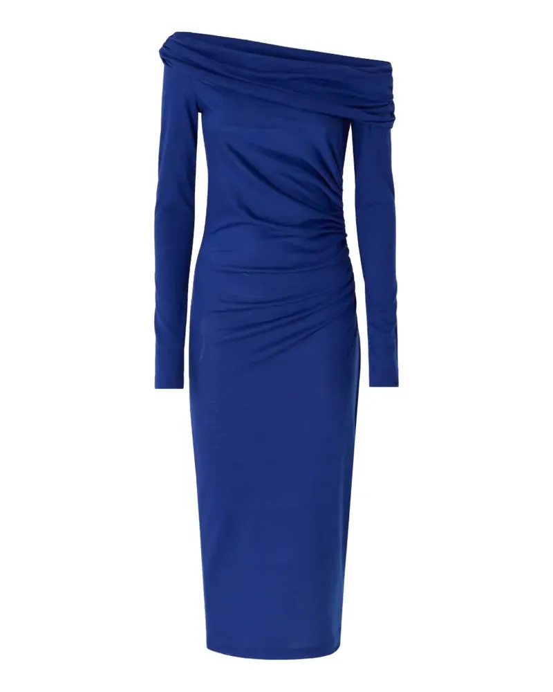 Pinko Schulterfreies Kleid mit Raffungen - Blau Blau