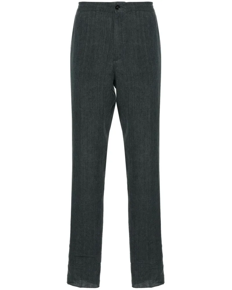Ermenegildo Zegna Chino mit Kordelzug - Grau Grau