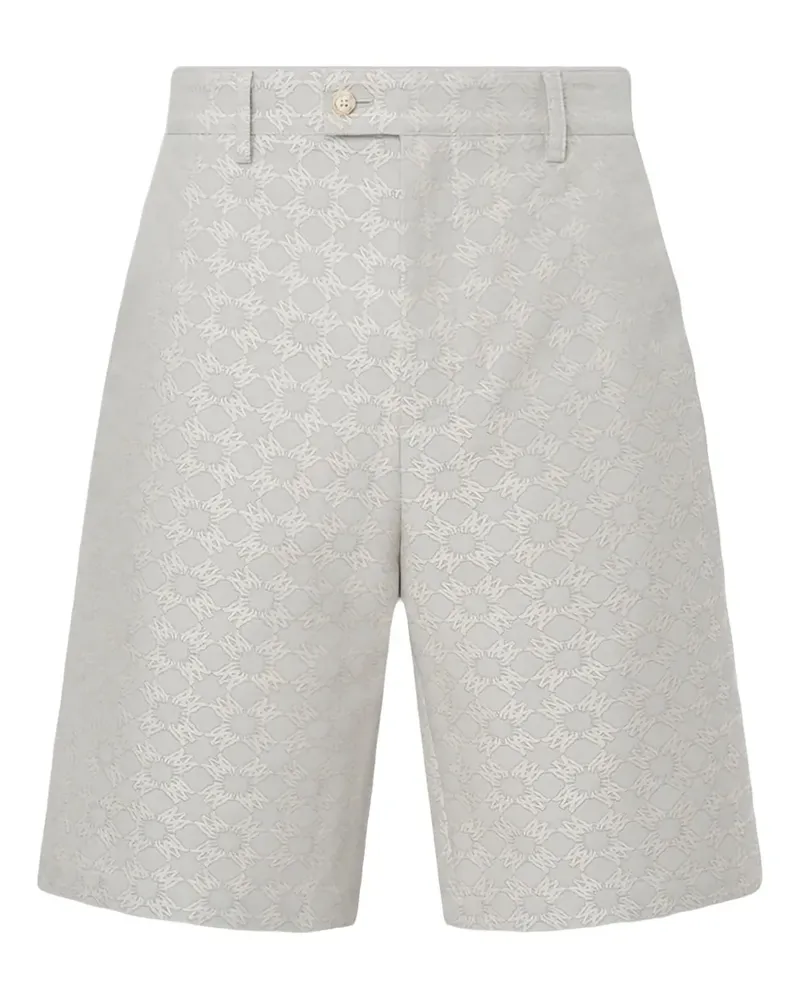Amiri MA-Quad Jacquard-Shorts - Grau Grau
