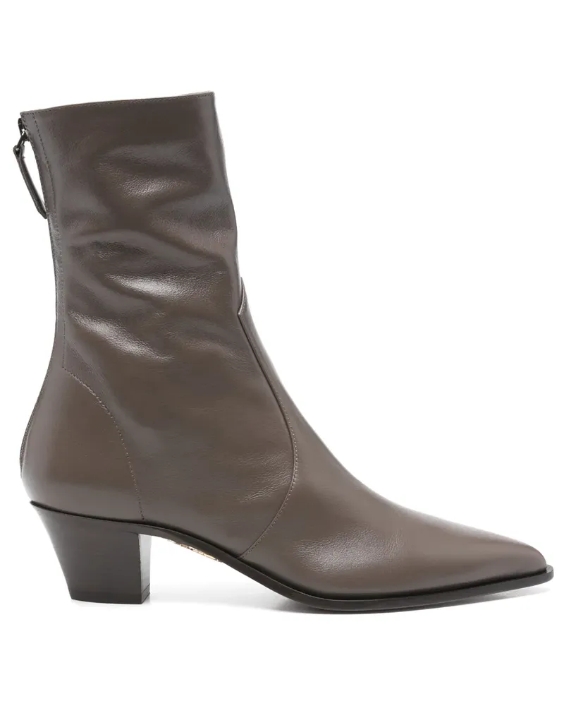 Aquazzura Brunswick Stiefel mit spitzer Kappe 60mm - Braun Braun