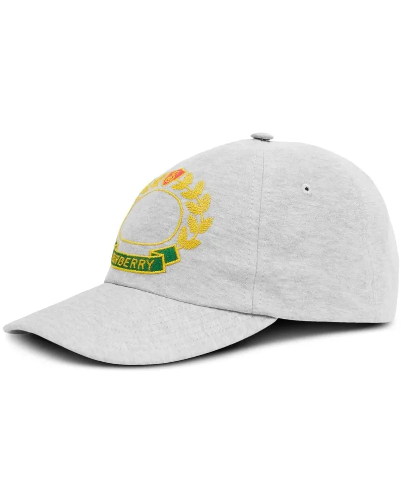 Burberry Baseballkappe mit Wappen - Grau Grau