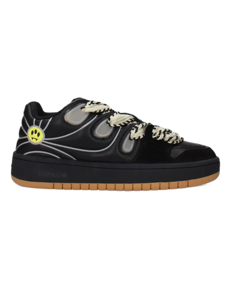 BARROW Sneakers mit Logo-Patch - Schwarz Schwarz