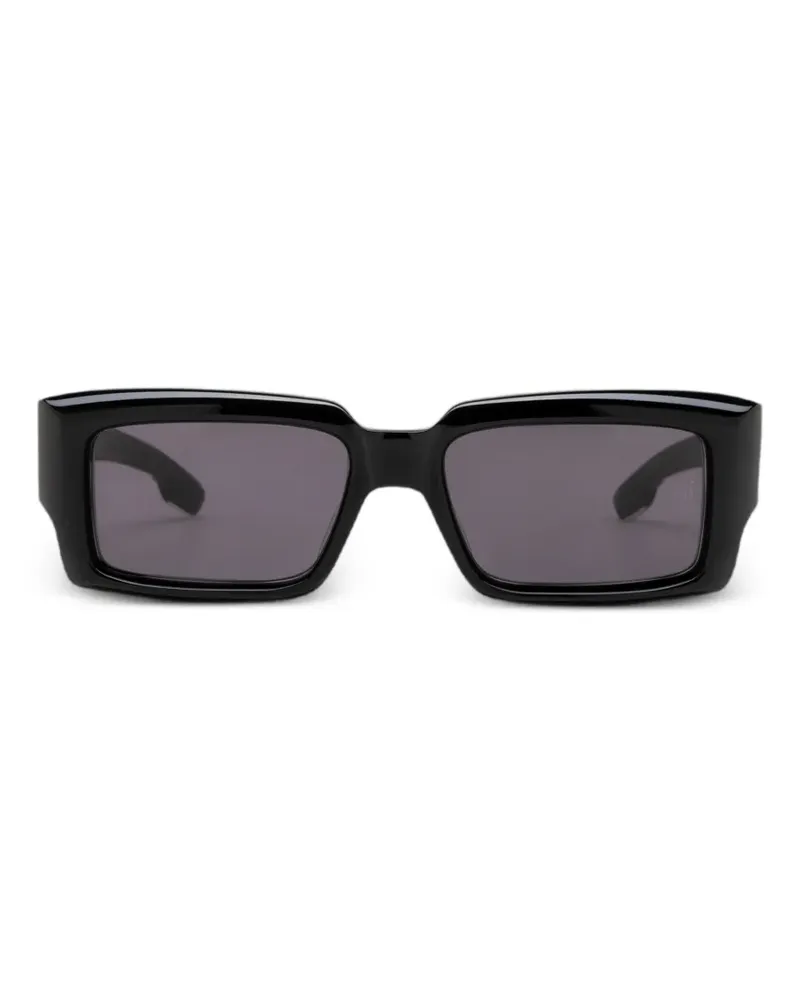 Jacques Marie Mage Quant Sonnenbrille mit eckigem Gestell - Schwarz Schwarz