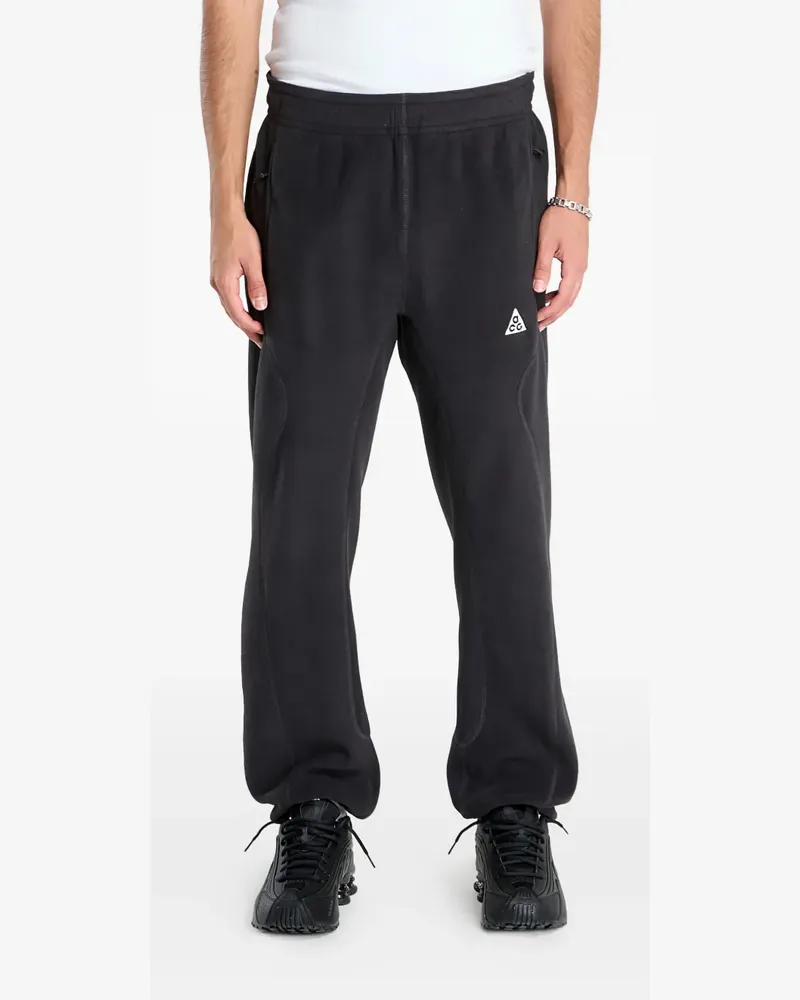 Nike elastic-waistband track pants - Schwarz Schwarz