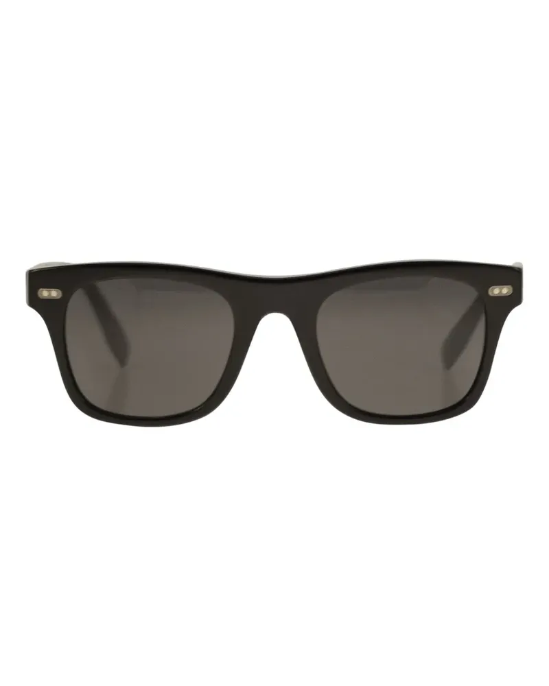 Brunello Cucinelli Sonnenbrille mit eckigem Gestell - Schwarz Schwarz