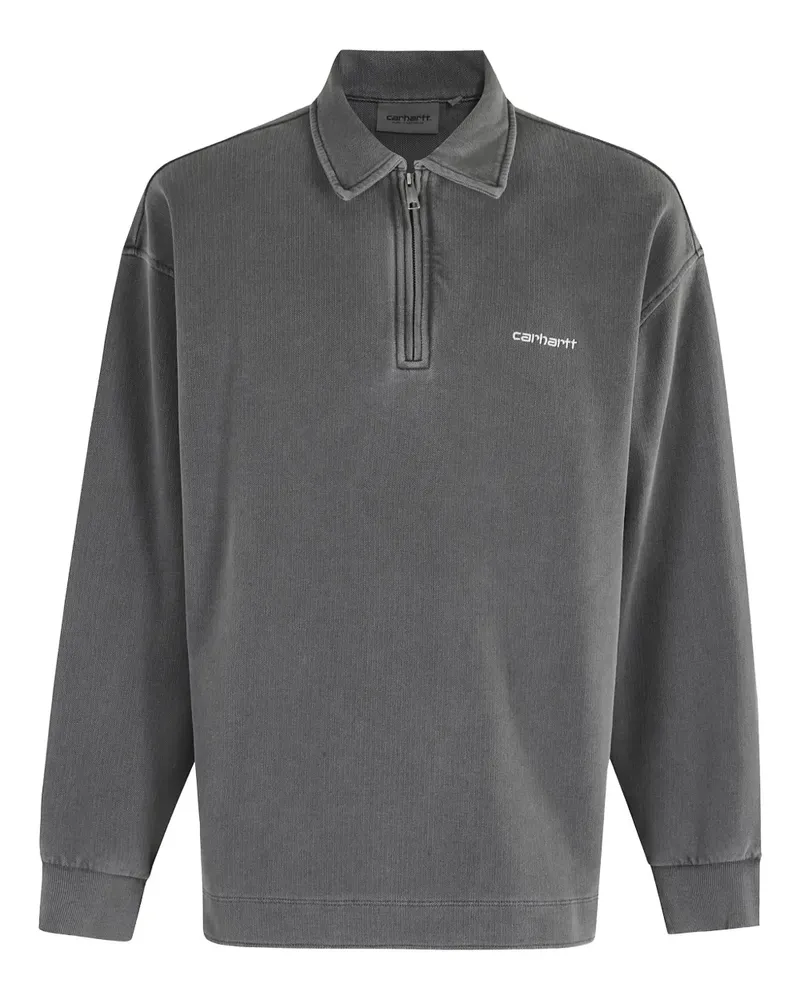 Carhartt WIP Sweatshirt mit Polokragen - Grau Grau