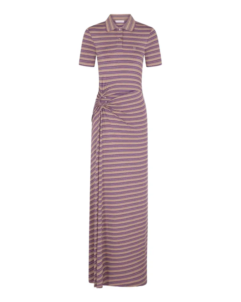 Paco Rabanne piercing-detail maxi dress - Rosa Rosa