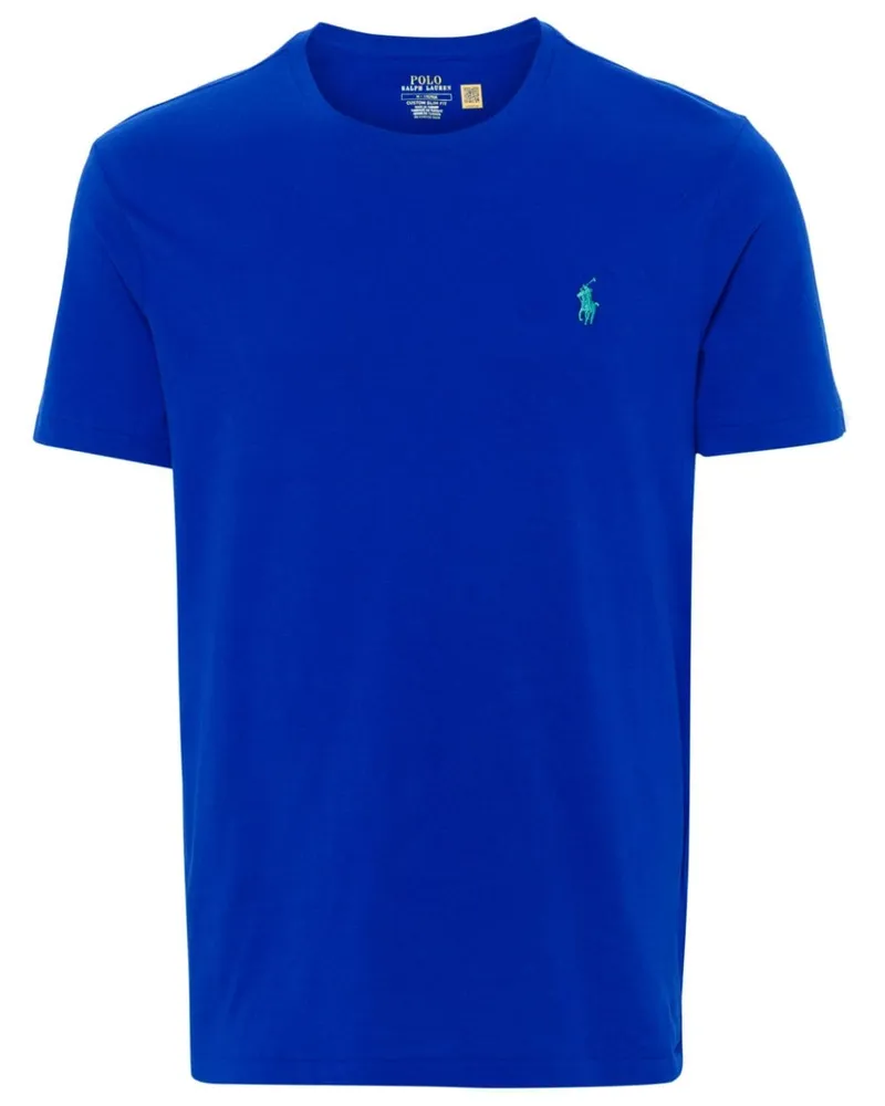 Ralph Lauren T-Shirt mit Polo Pony - Blau Blau