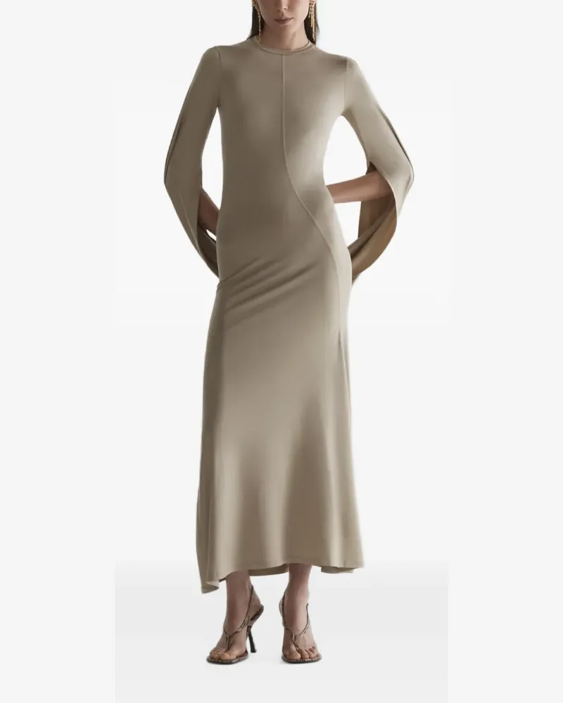 Thierry Mugler Cascade Loop Kleid - Nude Nude