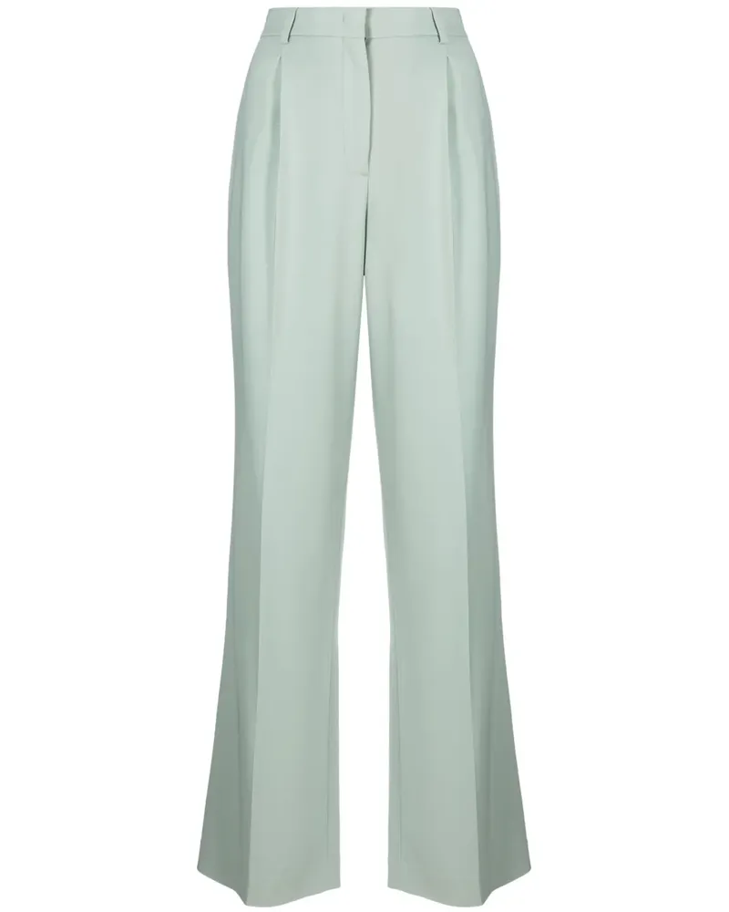 Lorena Antoniazzi High-Waist-Hose mit weitem Bein - Grün Grün
