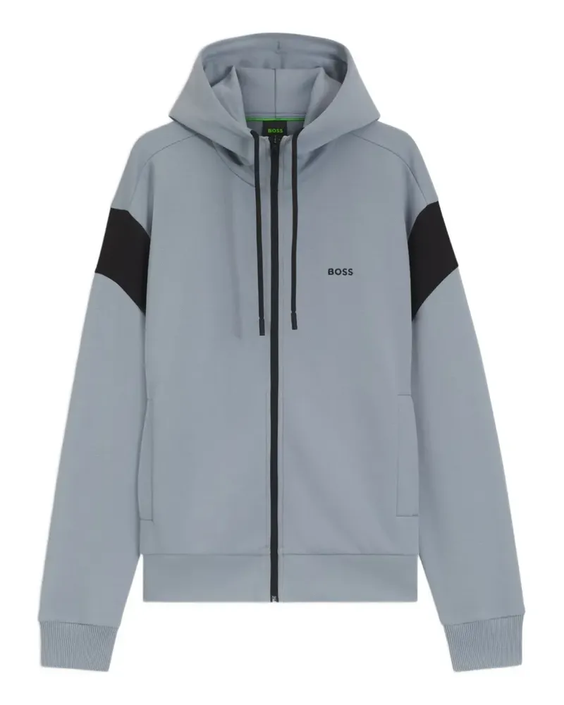 HUGO BOSS Kapuzenjacke mit Reißverschluss - Grau Grau