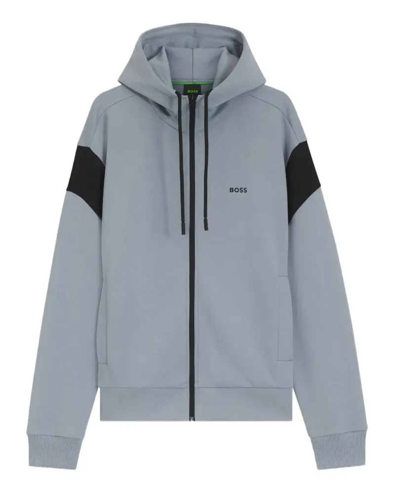 HUGO BOSS Kapuzenjacke mit Reißverschluss - Grau Grau