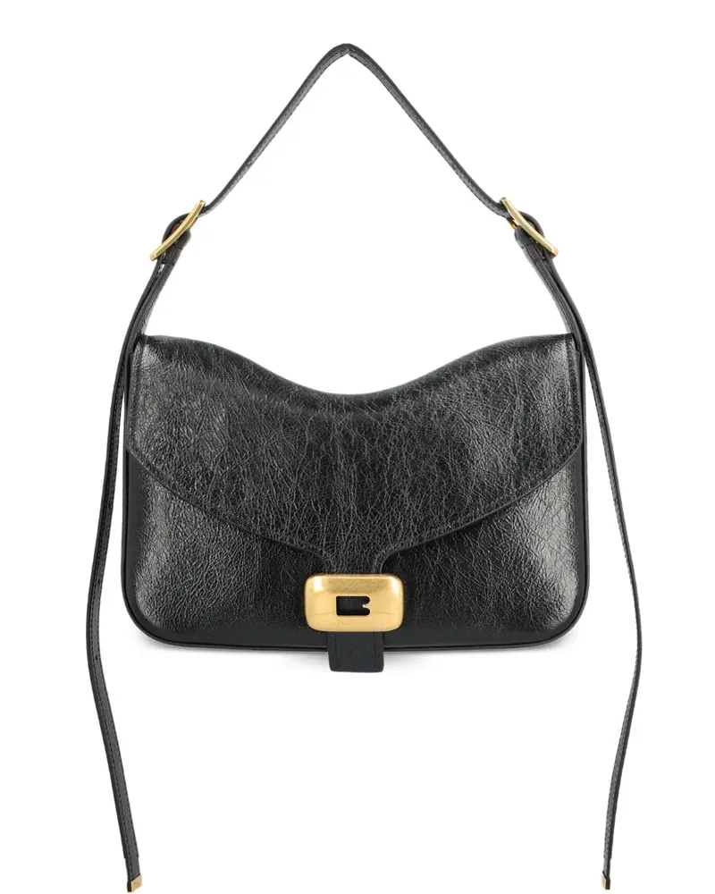 Balenciaga Mittelgroße Clicca Schultertasche - Schwarz Schwarz
