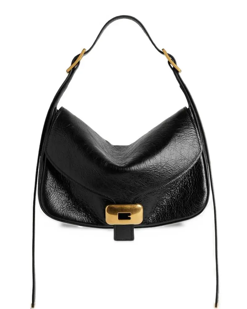 Balenciaga Clicca Schultertasche - Schwarz Schwarz