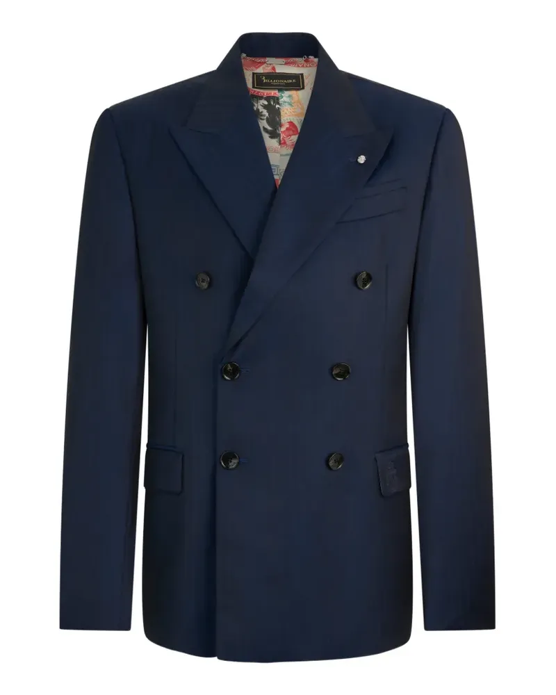 Billionaire Doppelreihiges Sakko - Blau Blau