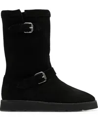 Kenzo Stiefel aus Wildleder Schwarz