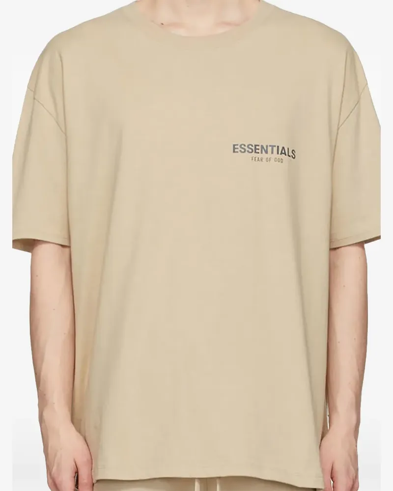 Fear of God T-Shirt mit Logo - Nude Nude